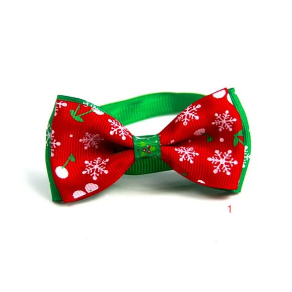 Christmas Pet Bow Tie - Picture 6 of 12